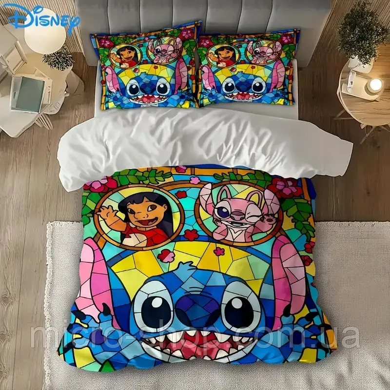Набір дитячої постільної білизни без простирадла Стіч Diney Stitch 240x220 см