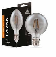 Світлодіодна лампа Feron Filament LB-163 6 Вт E27 2700 K графіт