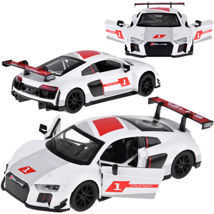 Машина металева спортивна модель Audi R8 LMS масштаб 1:32 звуки фари ZA4609