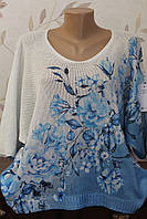 Кофточка жіноча з квітковим принтом