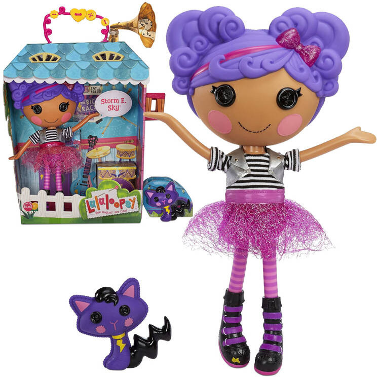 Lalaloopsy big rock Doll Storm E Sky 33 см + кошеня ZA4912