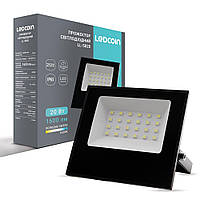 Світлодіодний прожектор Ledcoin LL-5020 20 Вт 6500 K чорний