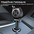Автомобільний зарядний пристрій Promate DriveGear-R2 USB-C/USB-А порти, USB-C/Lightning конектори Black (drivegear-r2), фото 8