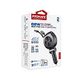 Автомобільний зарядний пристрій Promate DriveGear-R2 USB-C/USB-А порти, USB-C/Lightning конектори Black (drivegear-r2), фото 9