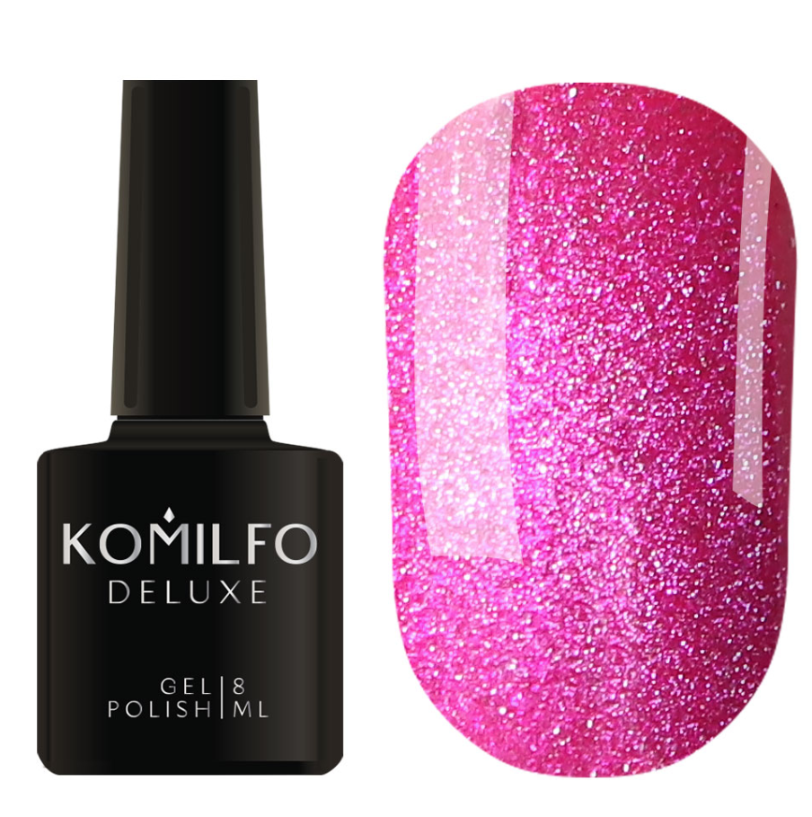 Гель-лак Komilfo 9D Cat's eye Pink 8ml