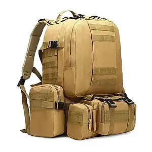 Рюкзак тактичний Silver Knight Tuscan 40+10 літрів колір Койот