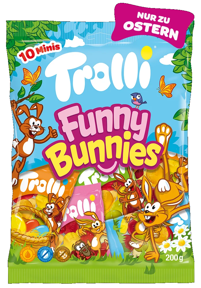 Мармелад жувальний Funny Bunnies 200г ТМ Trolli