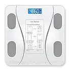 Ваги смарт для підлоги до 180 кг, Bluetooth, A-8003 Білі / Розумні ваги з додатком для Android або IOS, фото 4