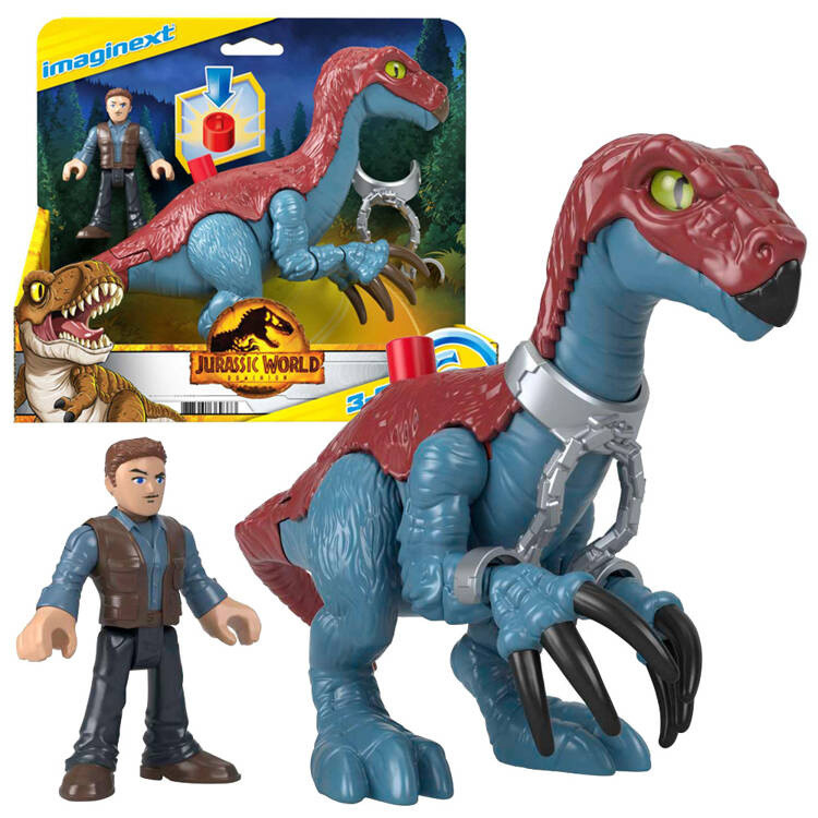 Світ Юрського періоду Imaginext Набір Therizinosaurus + Owen ZA5096