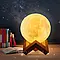 Лампа нічник 3D Magic LED Moon, 18см / Лампа місяць / Настільний нічник, фото 6