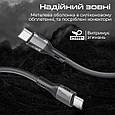 Кабель Promate FletchLink-CC USB-C to USB-C 60W Power Delivery 1.2 м Black (fletchlink-cc.black), фото 5