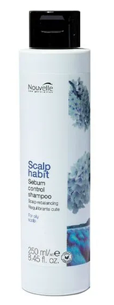 Нормалізуючий шампунь для жирної шкіри голови Nouvelle Scalp Habit Sebum Control Shampoo 250 мл, фото 1