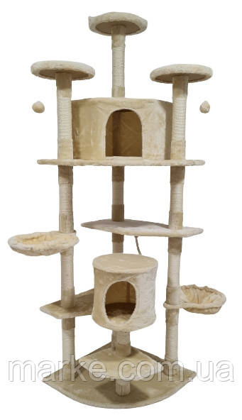 Кігтеточка, будиночок, дряпка для кішок Avko CatTree 1965 Beige