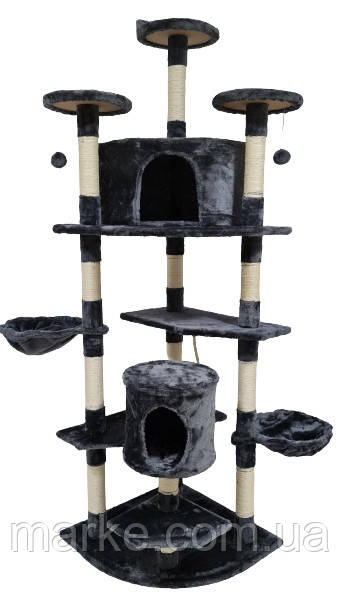 Кігтеточка, будиночок, дряпка для кішок Avko CatTree 1966 Grey