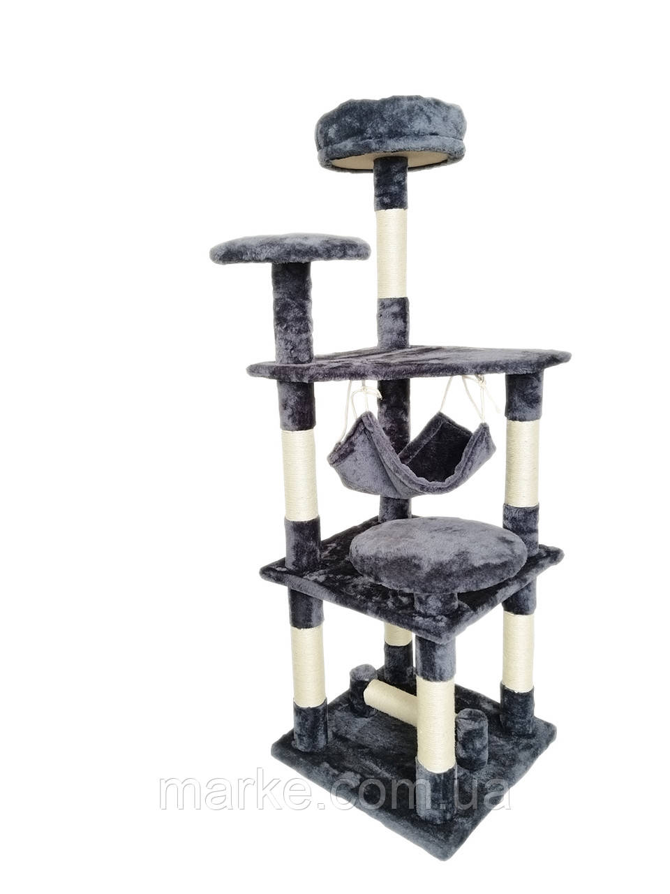 Кігтеточка, будиночок, дряпка для кішок Avko CatTree 1222 Grey
