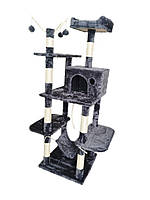 Кігтеточка, будиночок, дряпка для кішок Avko CatTree 1062 Grey