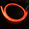 Неон Led 220V червоний круглий (1 м) – набір з вилкою та адаптером, фото 7