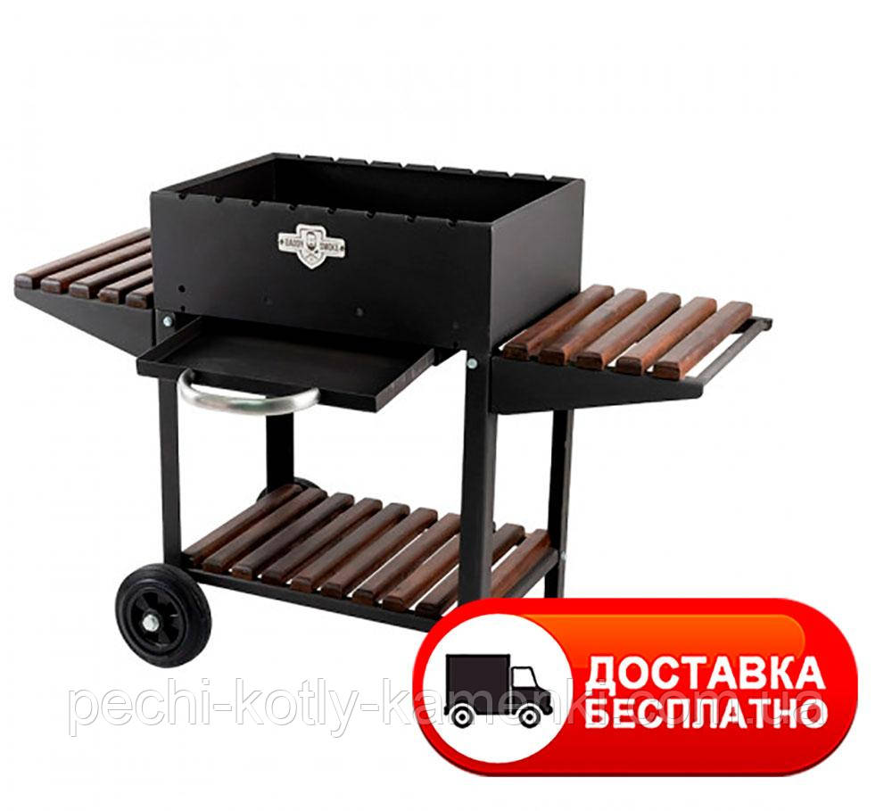 Мангал стаціонарний на 8 шампурів Daddy Smoke 3 мм