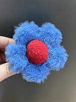 Шпилька — краб для волосся хутряна