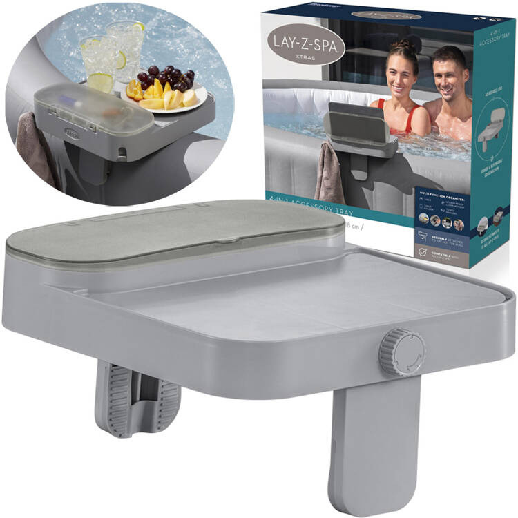Bestway 4in1 Shelf All Lay-Z-Spa Table Storage Hanger Holder 60337