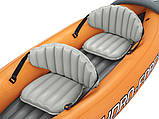 Bestway надувний каяк 2 особи LITE-RAPID X2 весла 65077, фото 8