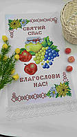 Схема для вишивання бісером Спасівський рушник 34х54 см. Габардин