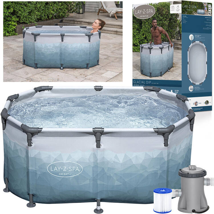 Bestway Glacial Dip WALKING Tank Set + Pump 150x90cm 6002N, фото 1