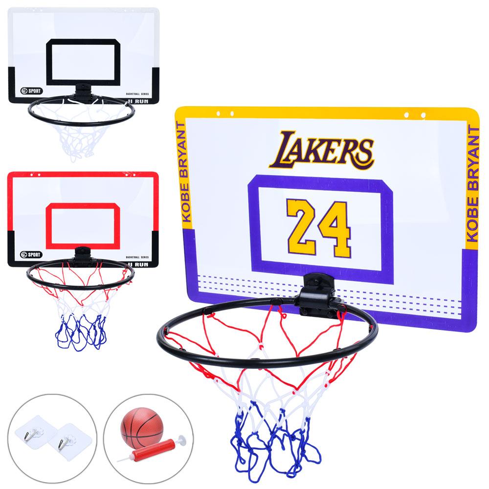 Баскетбольне кільце сітка, м'яч, насос, 3 кольори MR 1134 MR 1134, фото 1