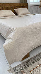 Жатка постільна білизна полуторний розмір колір "молоко"