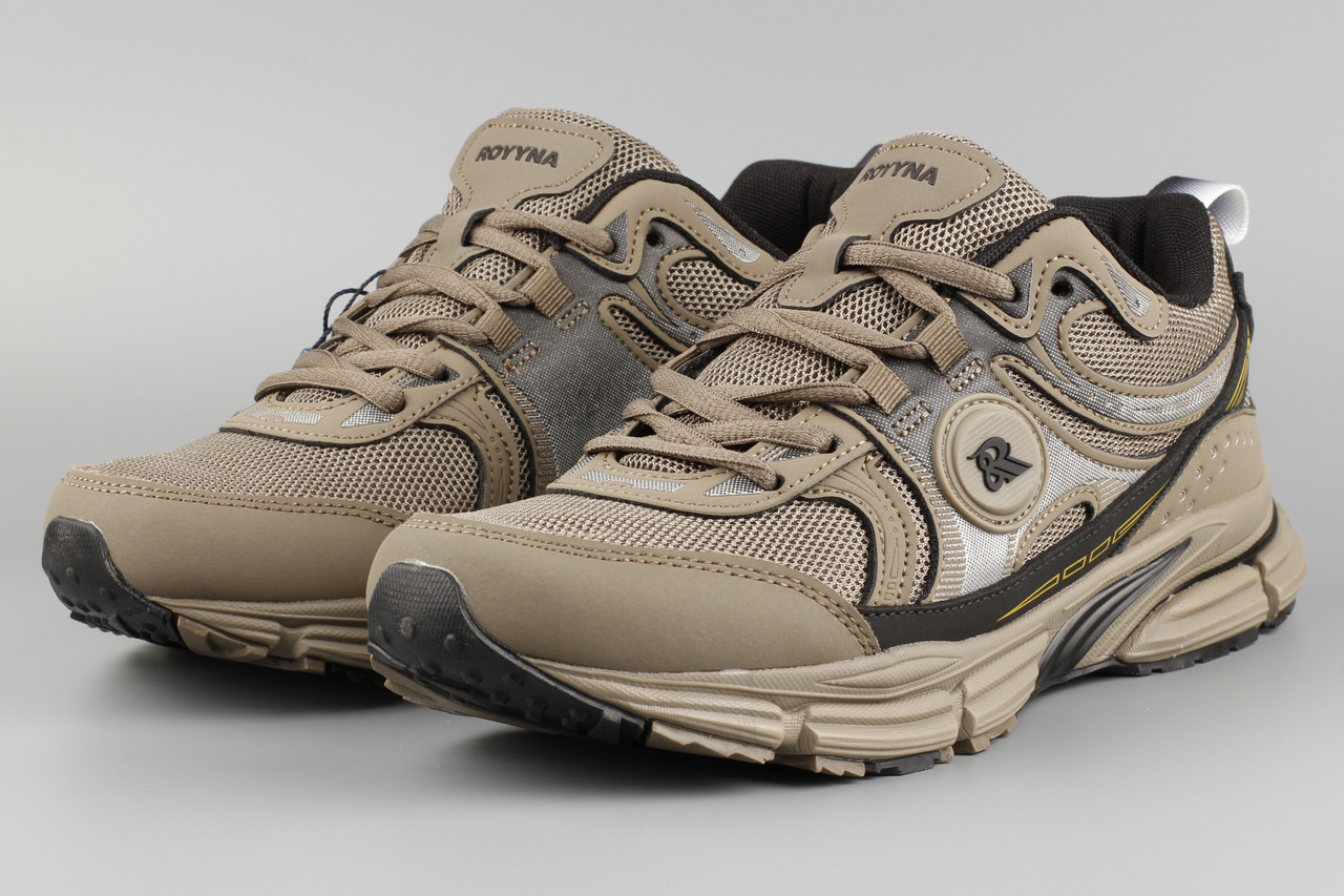 Кросівки чоловічі хакі літні Royyna 104T Bona сітка Розміри 41 42 43 44 45 46