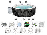 Джакузі Bestway Lay-Z-Spa HOLLYWOOD 4-6 осіб 196 см LED 60059, фото 7