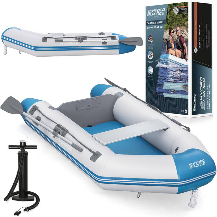 Надувний понтон Bestway CASPIAN dingy set paddle pump 65046