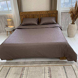 Жатка постільна білизна полуторний розмір кольору "шоколад"
