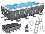 Bestway Frame Pool 488x244x122cm 9in1 Pump Ladder Cover 56671, фото 4