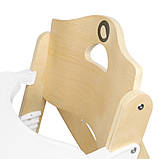 Стілець для годування Lionelo FLORIS NATURAL WHITE, фото 3