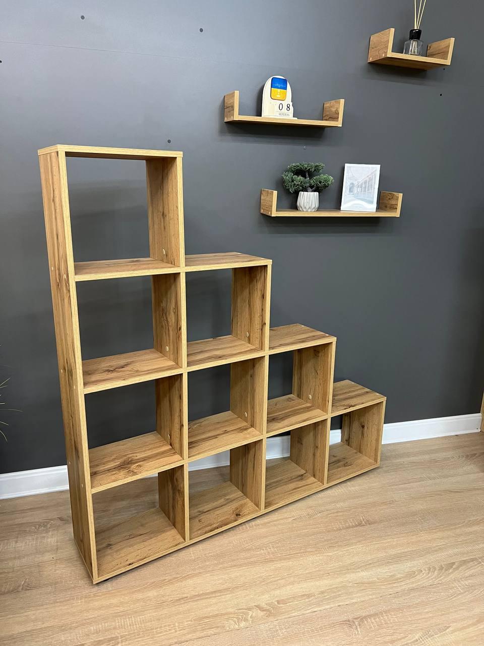 Стелаж на 10 комірок «Дуб Аппалачі», фото 1