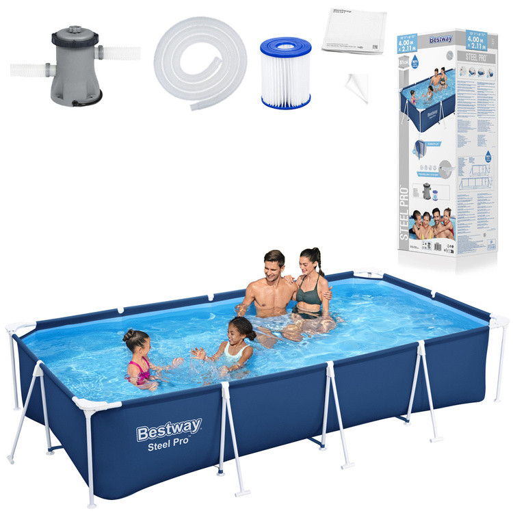 Каркасний басейн Bestway 400 х 211 см 8 в 1 56424