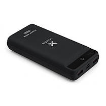 Батарея універсальна Vinga 20000 mAh QC3.0 Display soft touch black, фото 5