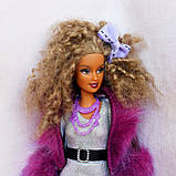 Лялька Барбі Тереза fashion fever hair highlights на тілі йоги, фото 6