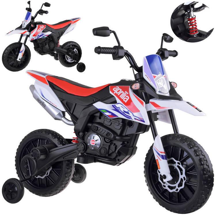 Дитячий мотокрос APRILIA RX125 на акумуляторі PA0302