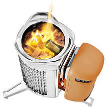 Поративний пальник-зарядка на дровах Biolite Campstove 2+ | Генерує електроенергію для зарядки ліхтариків, мобільних телефонів, фото 3