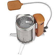 Поративний пальник-зарядка на дровах Biolite Campstove 2+ | Генерує електроенергію для зарядки ліхтариків, мобільних телефонів, фото 4