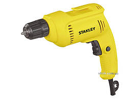Дриль безударний мережевий STANLEY : P= 550 Вт. 0-2800 об/хв, швидкозатискний патрон Ø≤ 10 мм