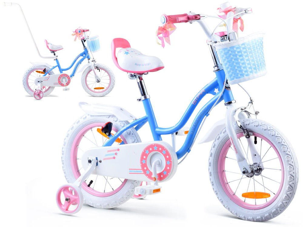 Велосипед RoyalBaby Girls STAR GIRL 14 дюймів синій RB14G-1