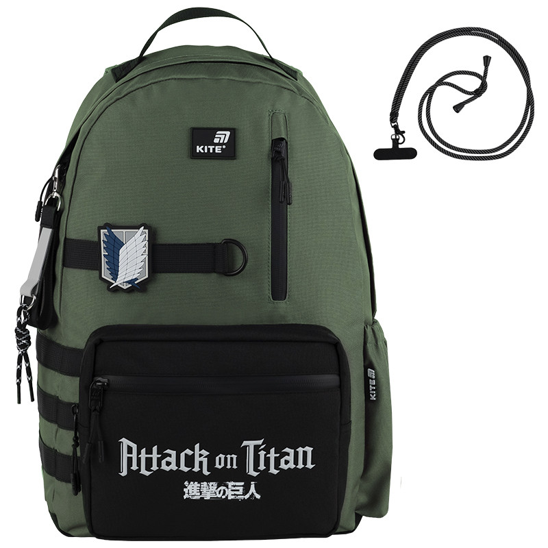 Рюкзак Kite Education teens Attack on Titan Season AT25-949L, 44x29,5x15 см, 18.5 л, 145-175 см