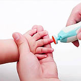 Дитяча пилка акумуляторна для нігтів і 6 насадок NAIL TRIMMER XL-667, фото 3