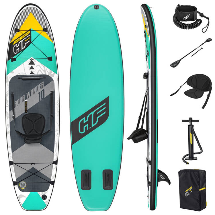 Надувна SUP-дошка Bestway Aqua Wander 305 x 84 x 12 см + весло 65375