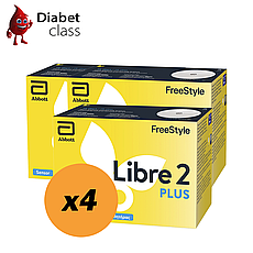 Сенсор Freestyle Libre 2 Plus (ФріСтайл Лібре 2 Плюс) 4 уп.