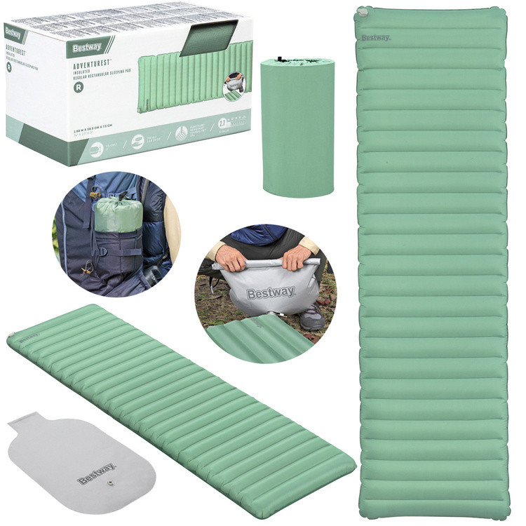Надувний спальний килимок Bestway AdventuRest 188 x 58,5 x 7,5 см 69617