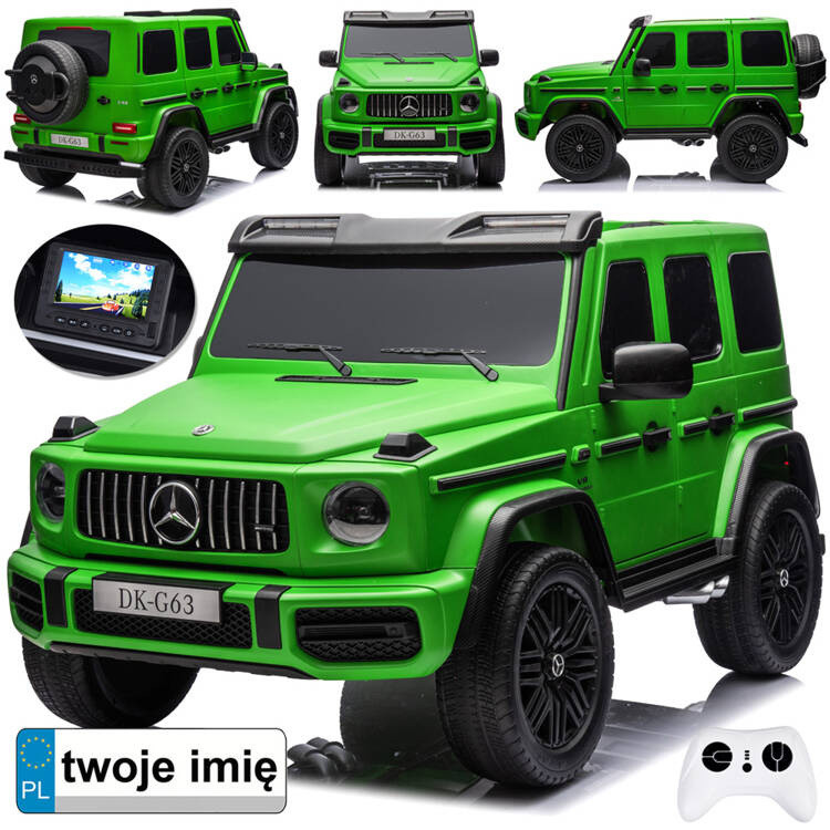 Автомобіль на акумуляторі Mercedes G class 63 AMG 4x4 Панель Радіо 2 людини PA0309